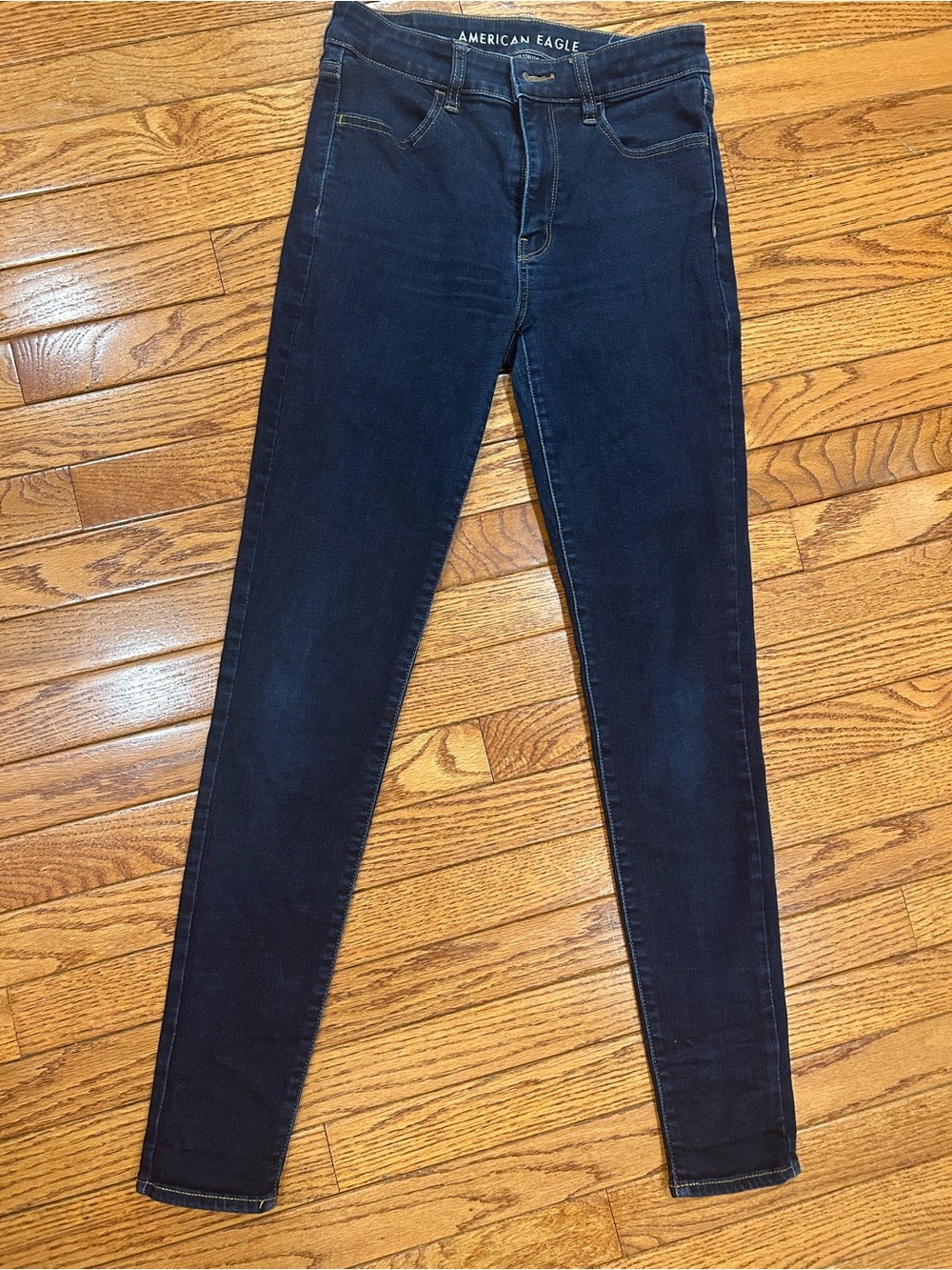 American Eagle Outfitters Women's Dark Indigo Skinny Jeans